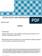 Faktor-Faktor Yang Mempengaruhi Penuaan: Faiza Yuniati