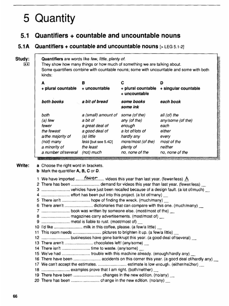 Bài Tập Reading 2 - Quantifiers | PDF