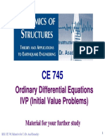 Numerical Solution of ODE