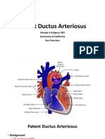 Patent Ductus Arteriosus: George A Gregory, MD University of California San Francisco