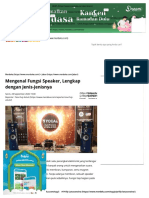 Mengenal Fungsi Speaker, Lengkap Dengan Jenis-Jenisnya