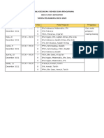 Jadwal Kegiatan Remidi