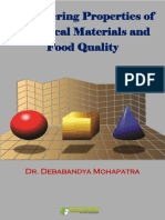 Engineering Properties of Biological Materials and Food Quality