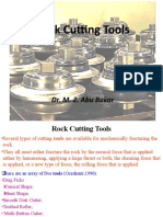 Lec9-Rock Cutting Tools