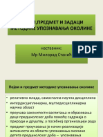 Pojam Predmet I Zadaci Metodike Upoznavanja Okoline 1