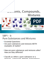 Elements Compounds Mixtures