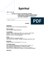 Revista Spiritul Critic, NR 3 - 2011