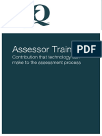 Assessor Training: Contribution That Technology Can Make To The Assessment Process