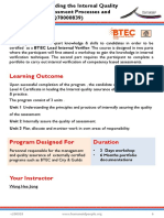 BTEC Lead IV Program