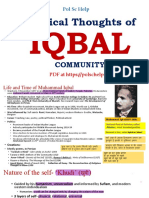 Iqbal - Political Thought