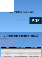 Chemistry Revision: by Josh Lowther