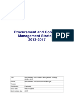 1 Procurement and Contract Management Strategy 2013-17