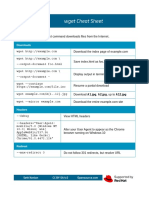 Wget Cheat Sheet: Downloads