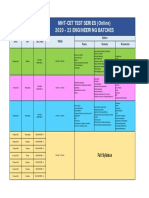 Mht-Cet Test Planar (2019-22 Aspirants)