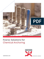 Fosroc Solutions For: Chemical Anchoring