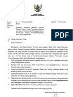 Surat Jaksa Agung No 67 Tahun 2022 Tentang Larangan Intervensi PBJ