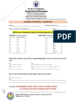 Department of Education: General Chemistry 2-Quarter 3