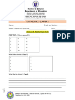 Department of Education: Earth Science-Quarter 2