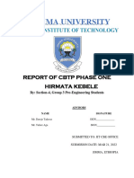 Jimma University CBTP Phase One Report for Hirmeta Kebele
