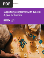 Supporting Young Learners With Dyslexia Pre A1 Starters A1 Movers and A2 Flyers A Guide For Teachers