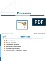 Processes: Silberschatz, Galvin and Gagne ©2013 Operating System Concepts - 9 Edition