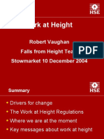 Work at Height: Robert Vaughan Falls From Height Team Stowmarket 10 December 2004