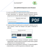 Instructiuni - Utilizare Aplicatie Depunere Online