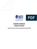 UTeM FTKEE Academic Handbook 20192020