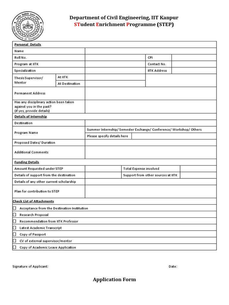 ST E P: Department of Civil Engineering, IIT Kanpur Udent Nrichment ...