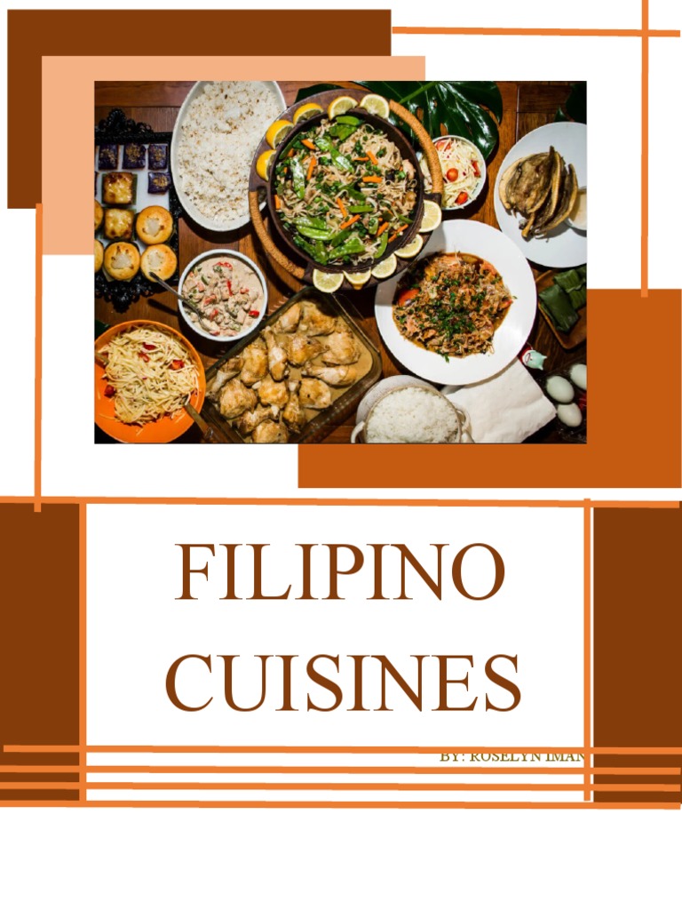 Filipino Cuisines | PDF | Cuisine | Food Ingredients