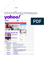 Yahoo!: Jump To Navigation Jump To Search Yahoo (2017-Present) Yahoo! Japan Yahoo (Disambiguation)
