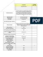 Parameters L1 Remarks L1 Rating (Out of 10)