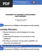 Week2 - Assessment of Children's Development and Learning