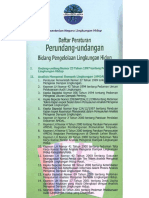 Daftar Peraturan Perundang-Undangan