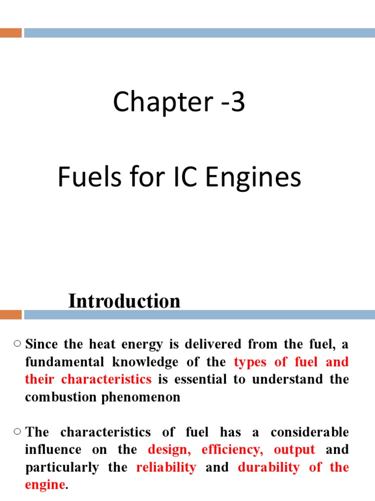 Fuels for IC Engines | PDF | Fuels | Ethanol