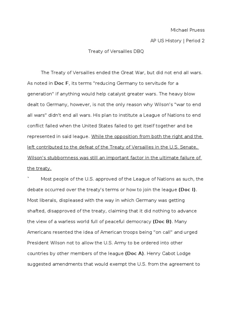 Essay On How Did The Treaty Of Versailles Punish Germany