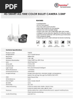 3.0MP 4G Smart All Time Color Bullet Cam 8075