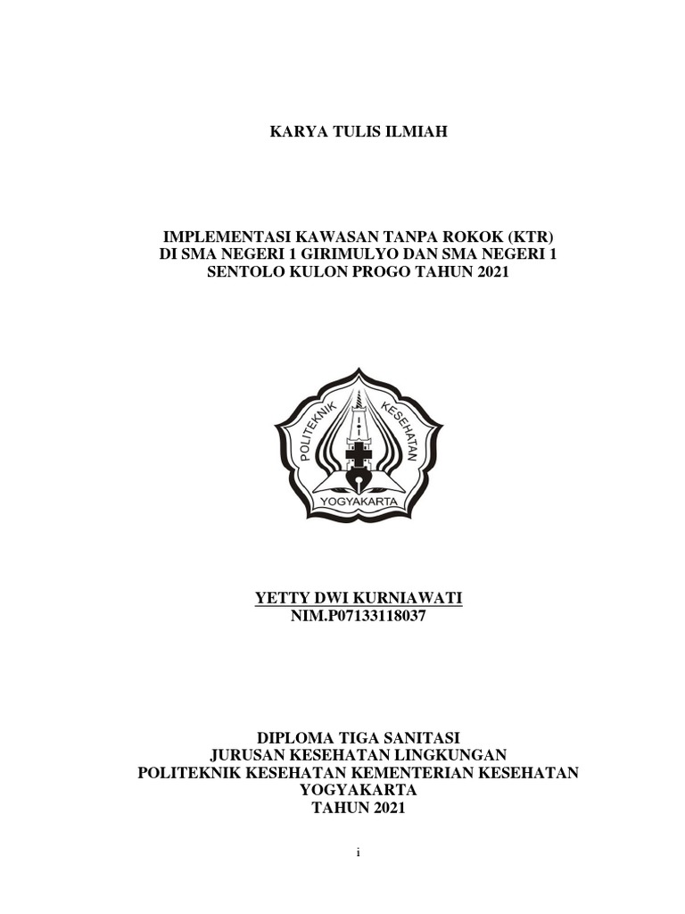Implementasi KTR di SMA Kulon Progo | PDF
