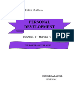 Personal Development: Quarter 1-Module 6