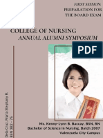 College of Nursing: Annual Alumni Symposium