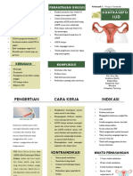 Tugas Sistem Reproduksi Kelompok 1 - AKDR - KB IUD - Leaflet KB IUD