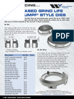 Increased Grind Life For Trumpf Style Dies: Introducing..