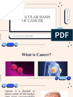 Molecular Basis of Cancer: W E L C O M E