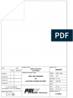 One Line Diagram OF Electric Power System: BSBC 50.000 DWT Saturnus