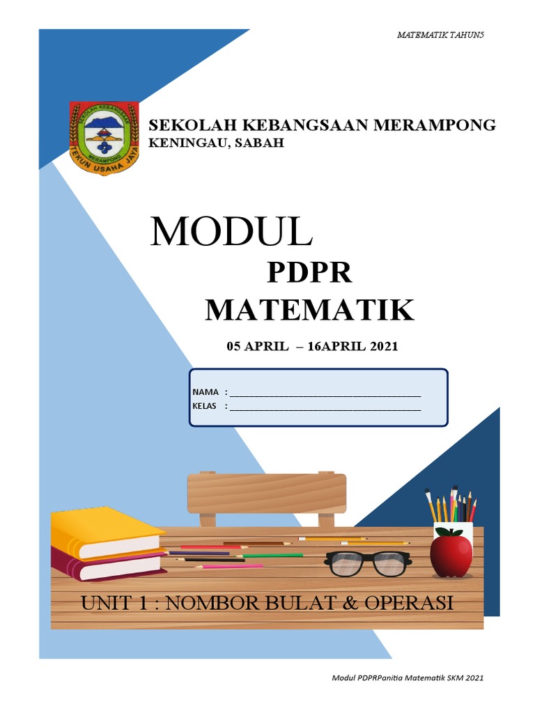 Modul Pdpr Mt Thn 5 Operasi Bergabung Pdf