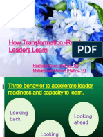 How Transformation - Ready Leaders Learn