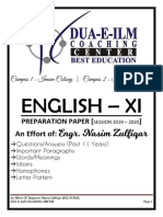 English - Xi: Engr. Nasim Zulfiqar