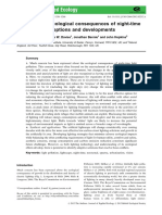 Reducing The Ecological Consequences of Night-Time Light Pollution: Options and Developments