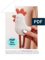 Cute Chicken Amigurumi PDF Free Crochet Pattern
