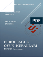 EuroLeague Oyun Kuralları